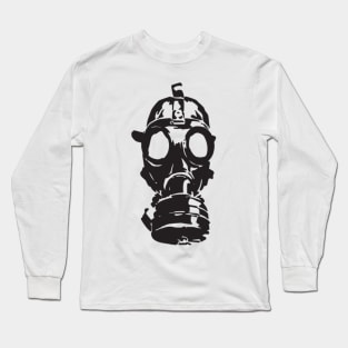 masque à gaz guerre vieux Long Sleeve T-Shirt